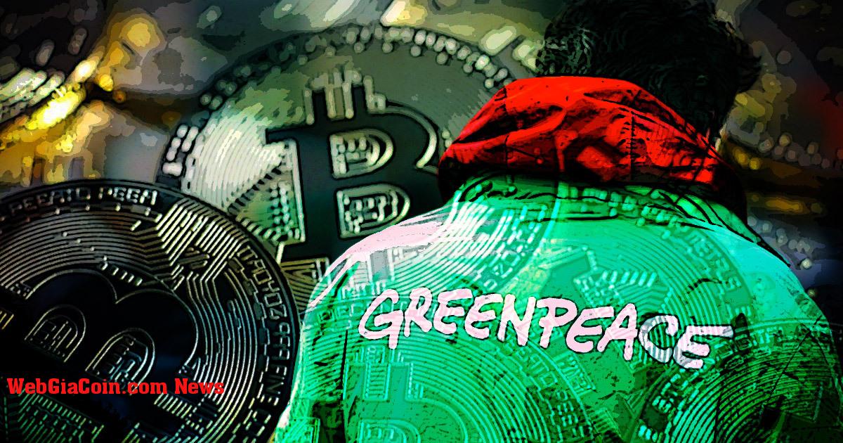 Cộng đồng tiền điện tử tấn công Greenpeace Bitcoin yêu cầu chuyển sang PoS