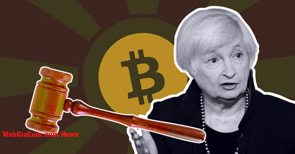 Janet Yellen cho biết các quy định về tiền điện tử của Hoa Kỳ nên 