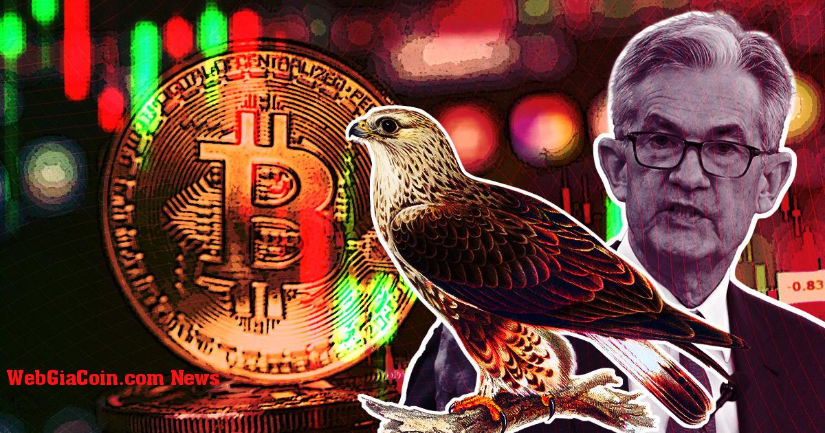 Bitcoin giảm xuống dưới 43 nghìn đô la - UST ủng hộ là không đủ khi Fed trở nên diều hâu