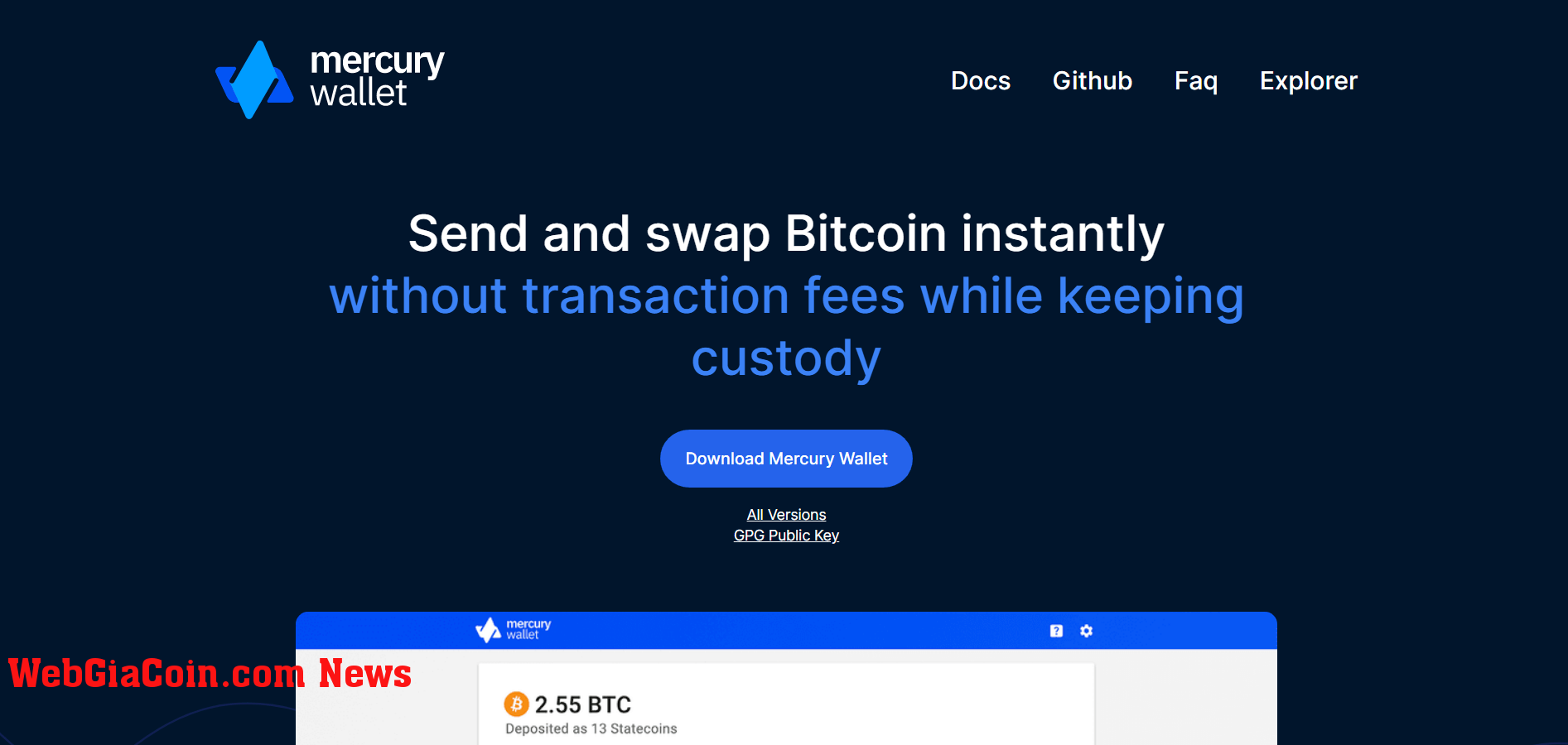 mercury bitcoin wallet