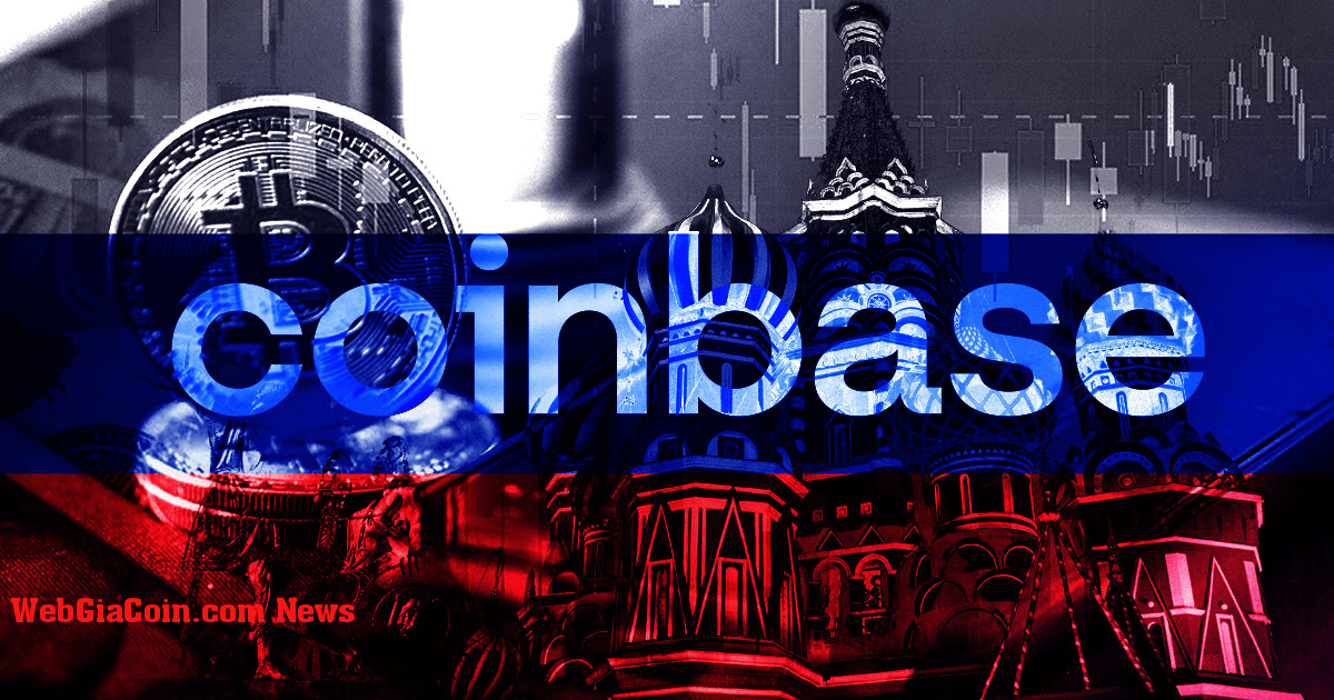 Coinbase đóng cửa một số tài khoản Nga do lệnh trừng phạt của EU