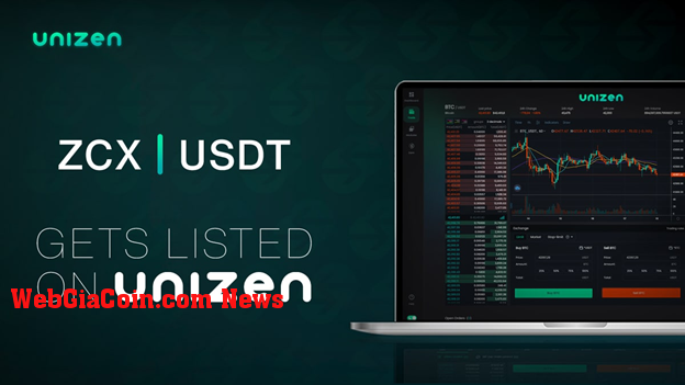 Unizen phát triển nền tảng giao dịch CeDeFi của mình, thêm cặp giao dịch zcx / usdt vào hỗn hợp