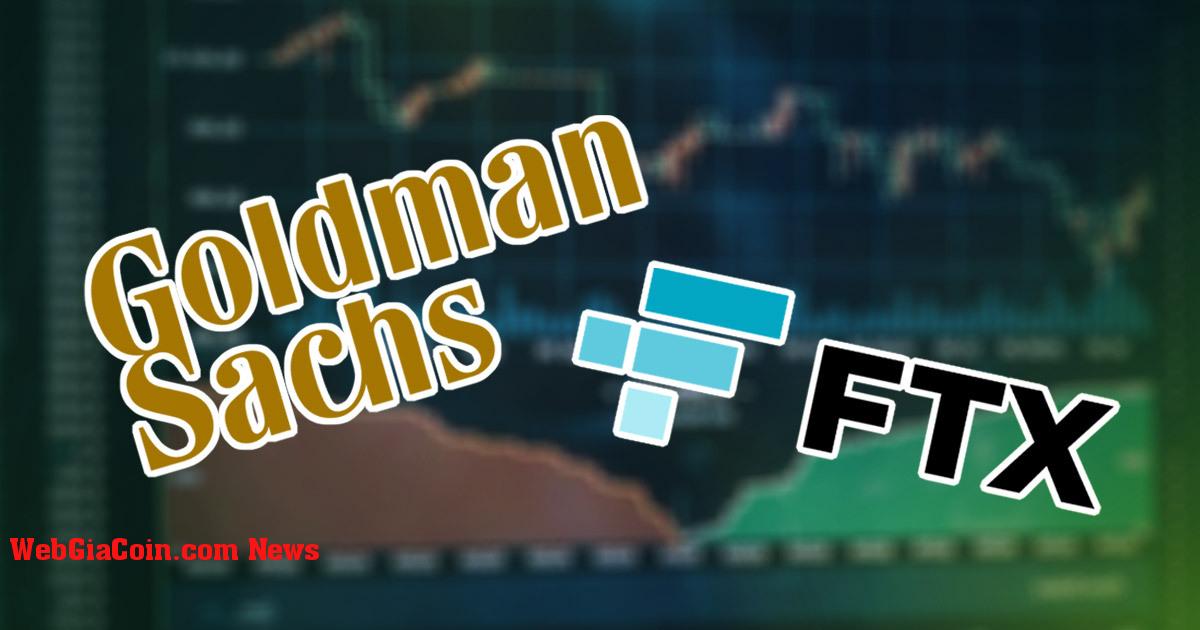 FTX và Goldman Sachs được cho là đang đàm phán về giao dịch phái sinh