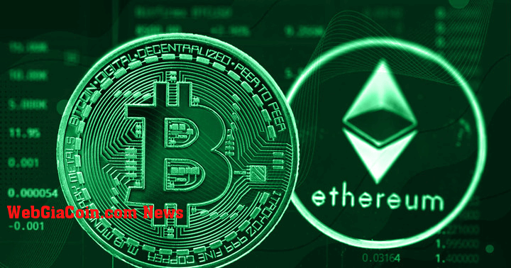 Các nhà đầu tư đổ xô vào Bitcoin khi Ethereum ghi nhận 9 tuần liên tiếp xả ra