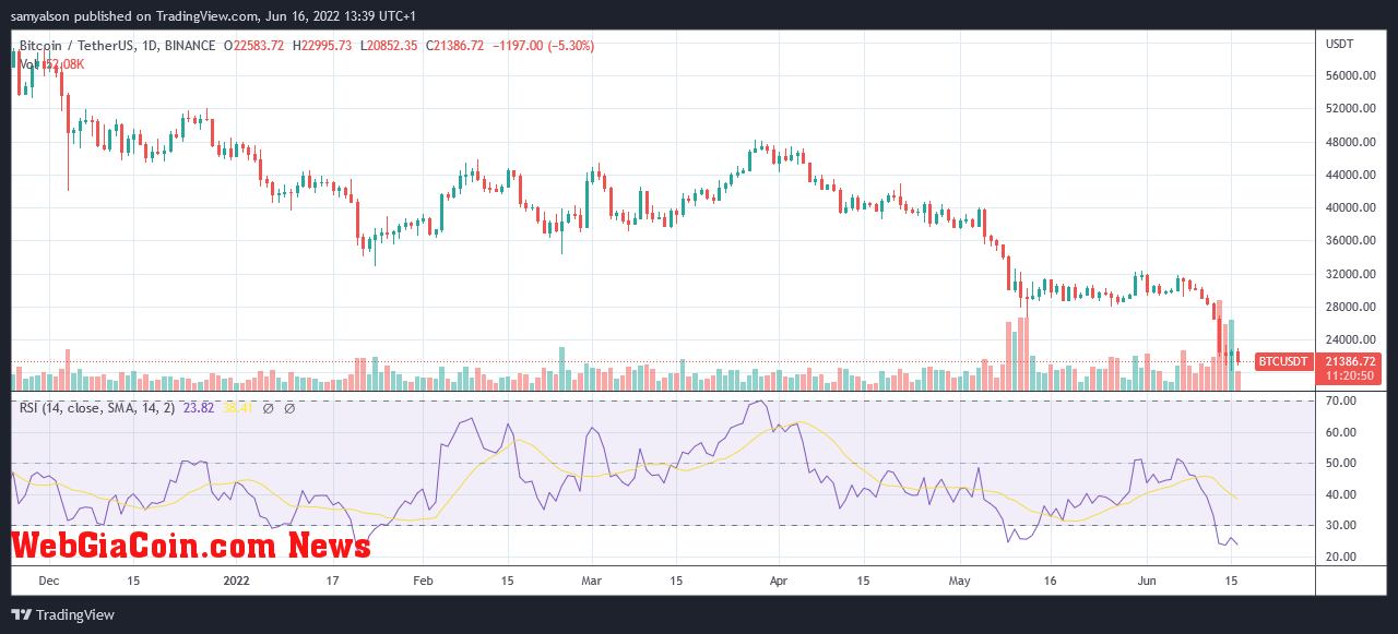 Bitcoin daily chart