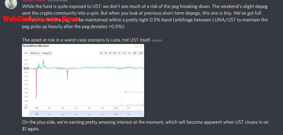 IC - no risk with UST