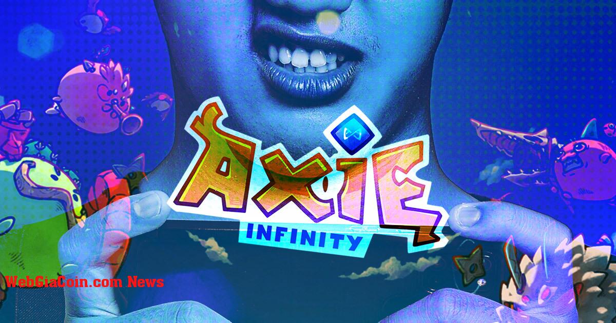 Người chơi Axie Infinity đang quay lưng lại với nền tảng