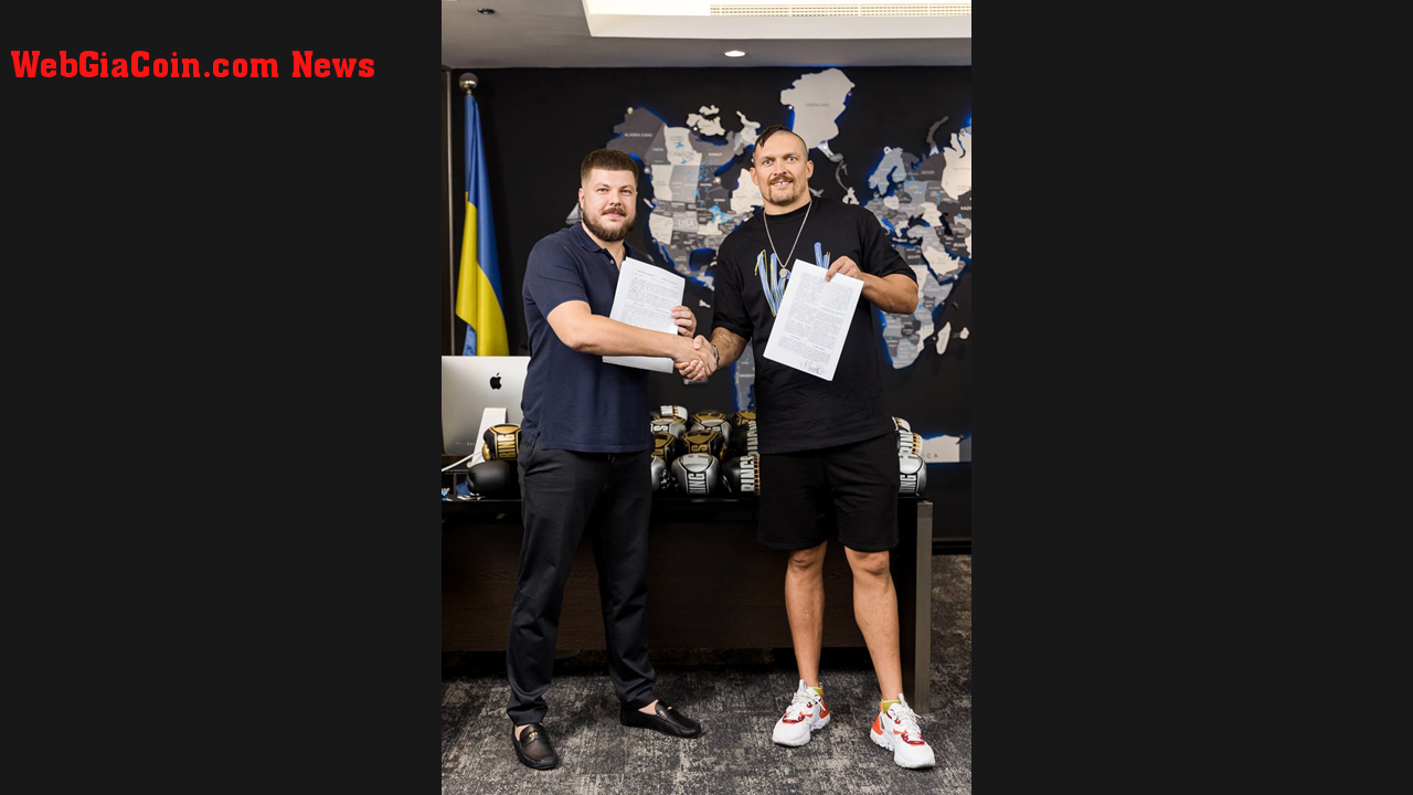 Oleksandr Usyk hợp tác với nền tảng giao dịch tiền điện tử QMALL trước trận đấu sắp tới của anh ấy với Anthony Joshua