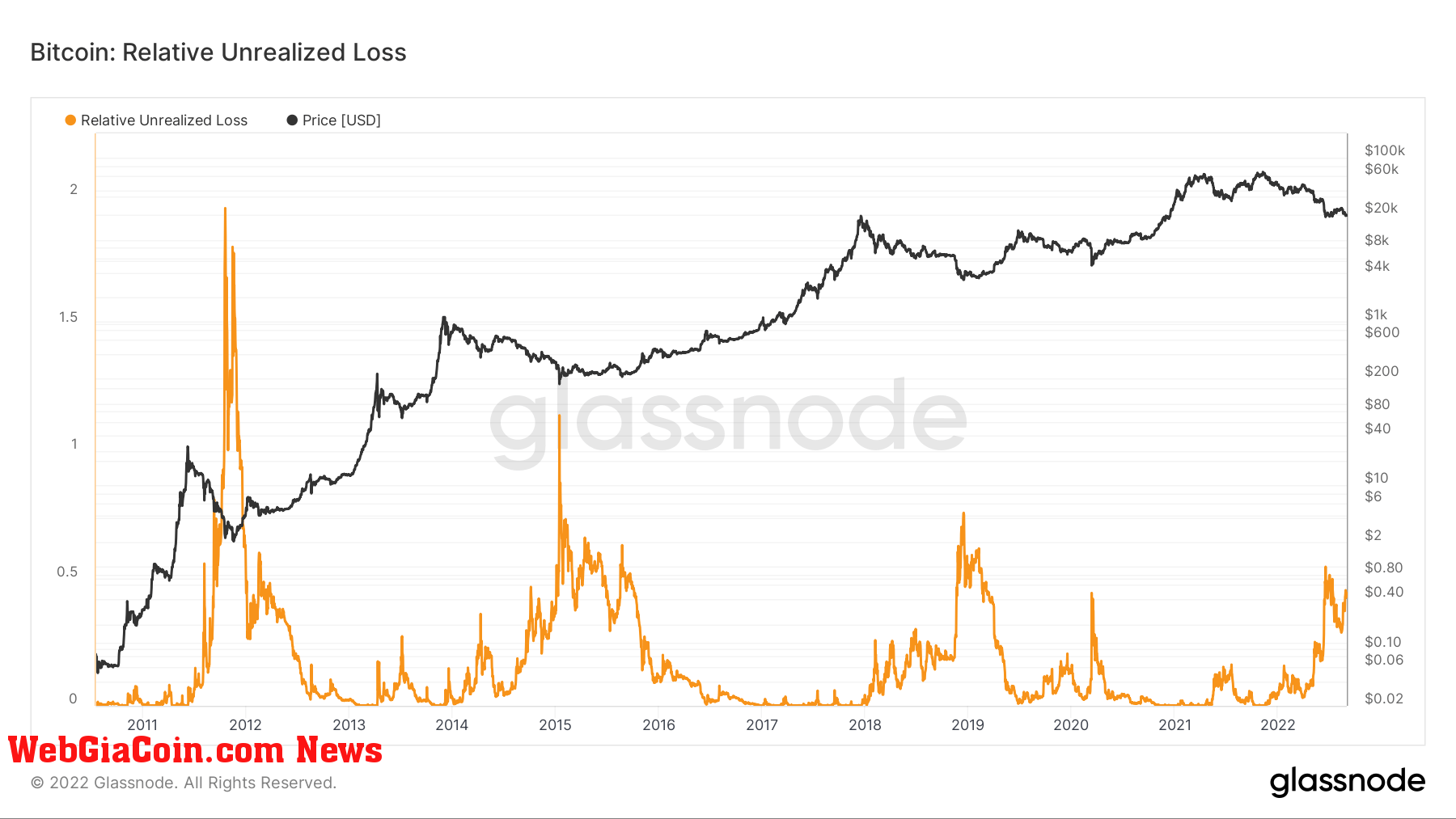 bitcoin bottom unrealized loss