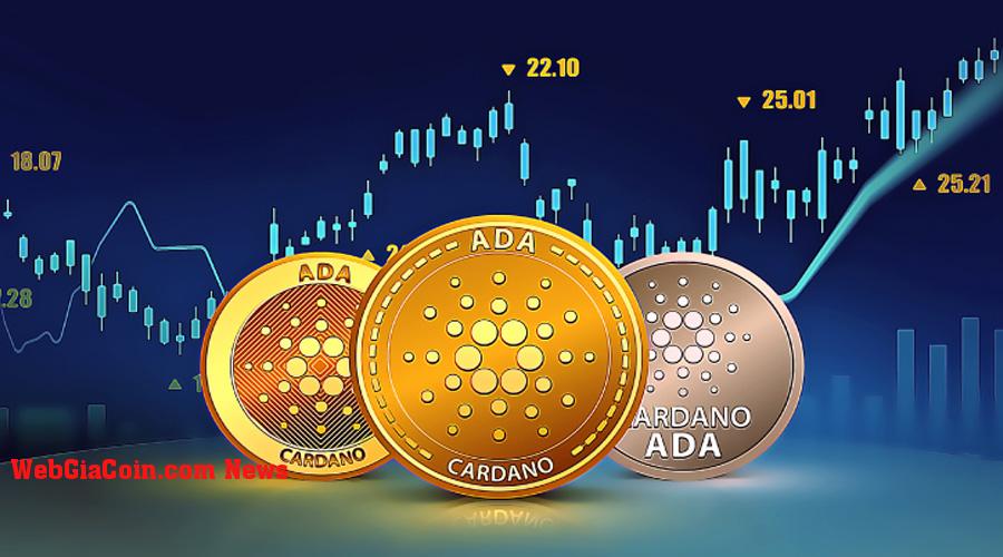 Giá Cardano (ADA) phản ứng kém với Vasil Hark Fork