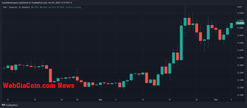 XRP XRPUSDT Ripple