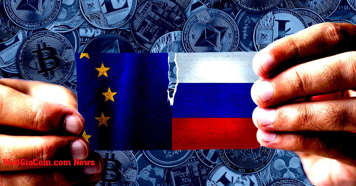 EU thu hẹp các lựa chọn của Nga hơn nữa với các lệnh trừng phạt tiền điện tử