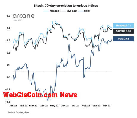 bitcoin and macro:stock markets