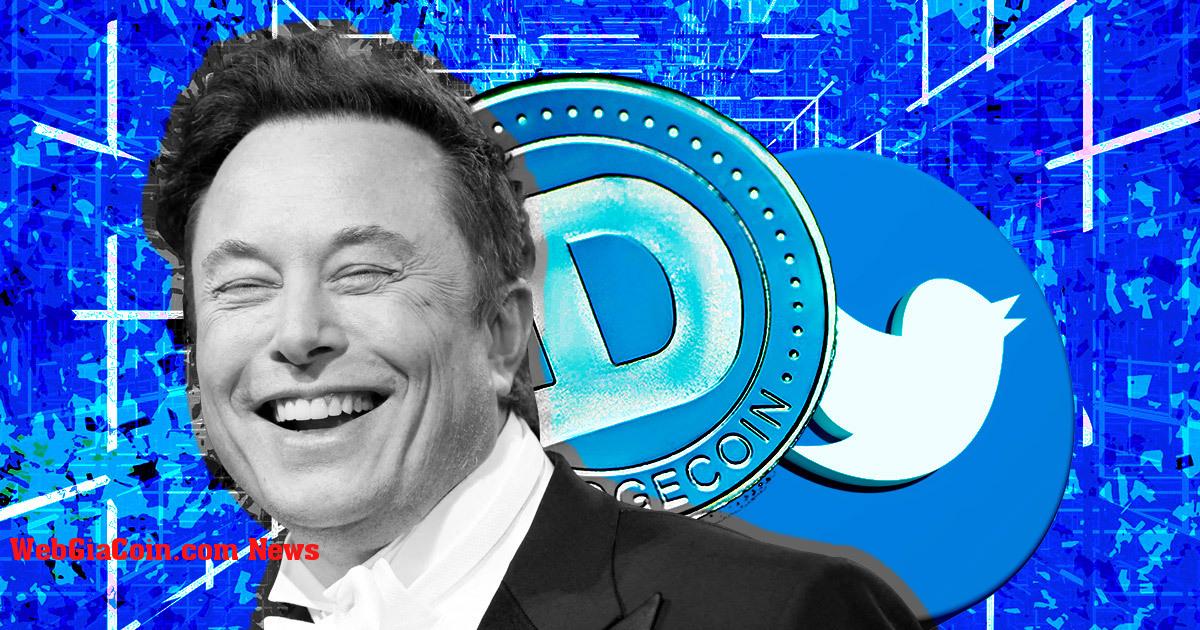 DOGE tăng 18% khi Elon Musk chuyển sang tiếp quản Twitter