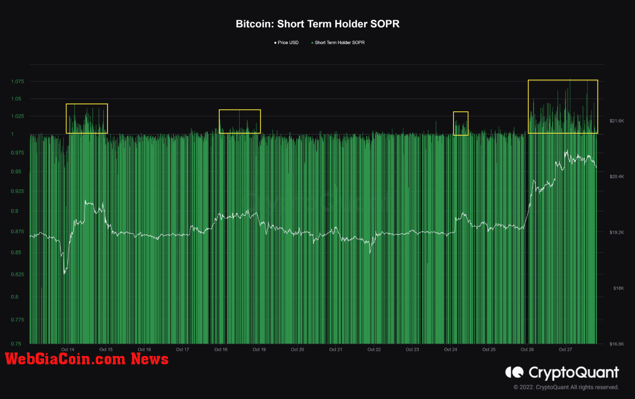 Bitcoin giảm nhẹ khi các công ty giữ ngắn hạn chốt lời