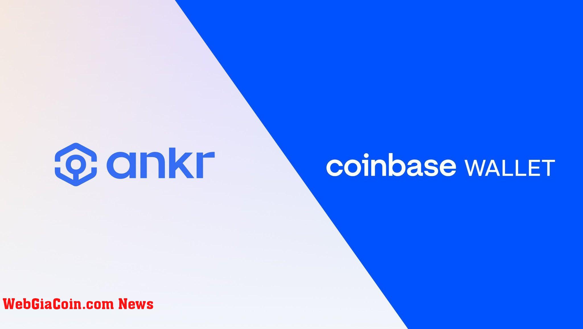 Ankr thêm Tích hợp ví Coinbase đặt cọc thanh khoản