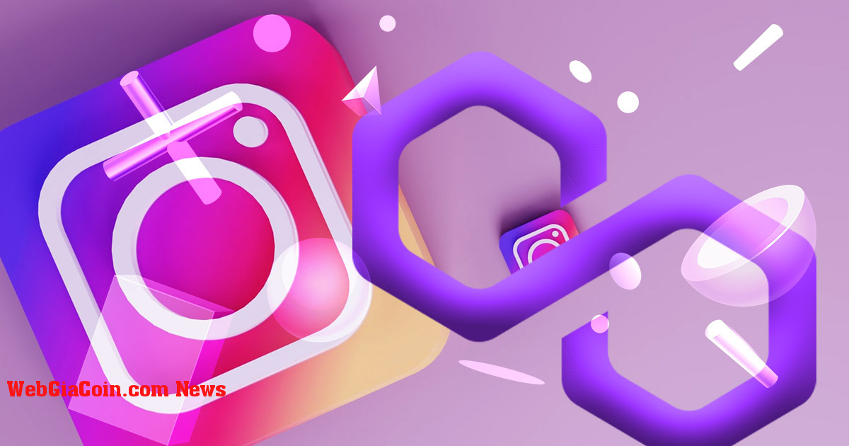 Đa giác biến động 10% sau thông báo tích hợp Instagram