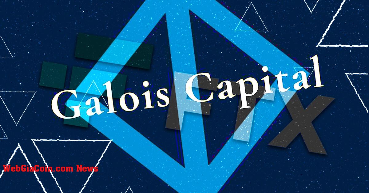 Galois Capital thừa nhận hơn 50% vốn của mình được vốn hóa trong FTX