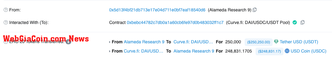 sbf alameda trade usdt