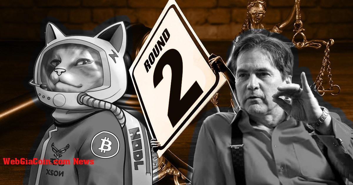 Thử nghiệm Craig Wright vs Hodlonaut có thể đi đến vòng hai