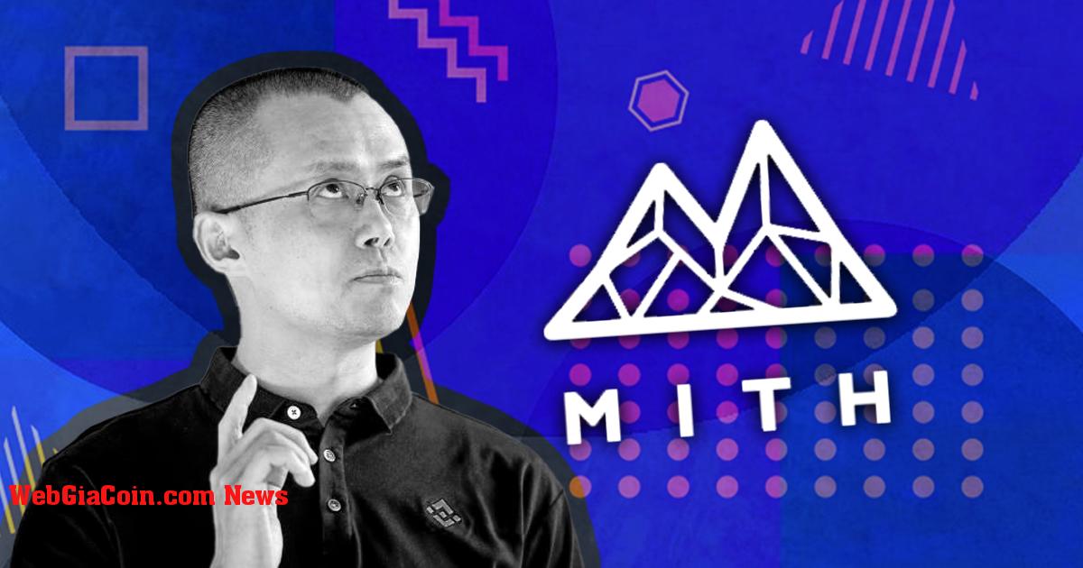 Token MITH giảm mạnh 20% khi CZ đáp ứng yêu cầu của Mithril trả lại khoản tiền gửi 200k BNB