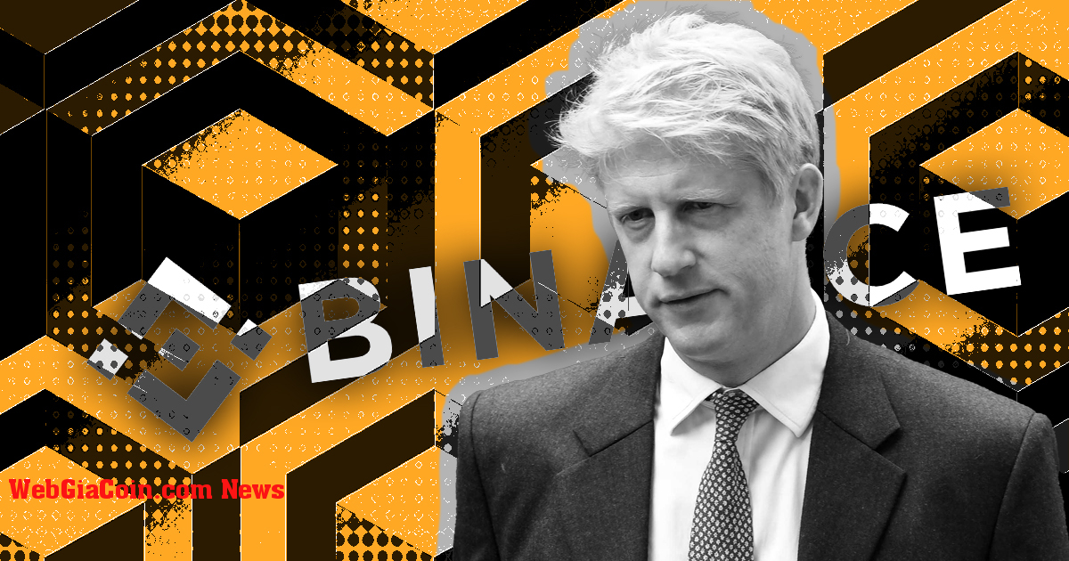 Anh trai của Boris Johnson từ chức cố vấn cho đơn vị Binance UK