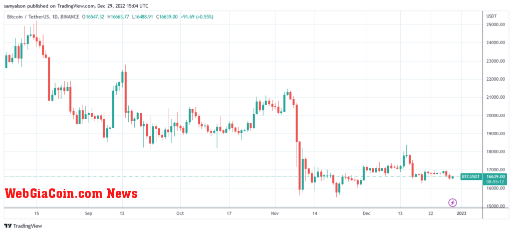 Bitcoin daily chart 