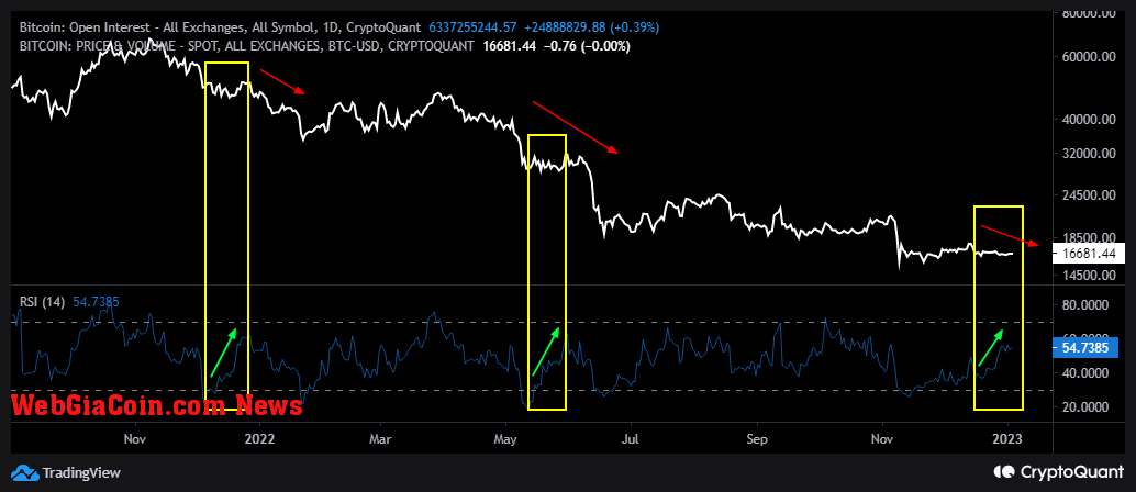 Bitcoin Open Interest RSI