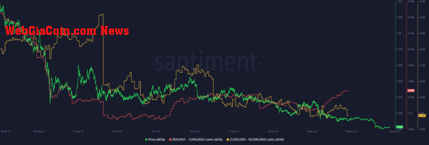 Cardano (ADA) Santiment