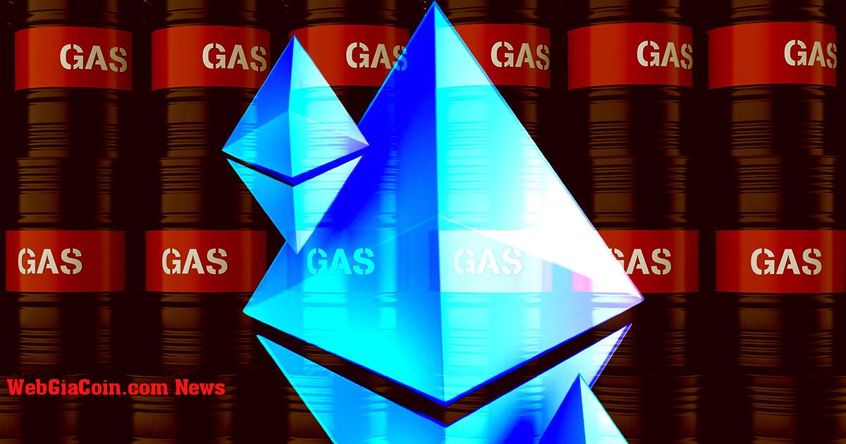 Mainnet Ethereum đạt kỷ lục 32 tỷ chi phí gas hàng tuần