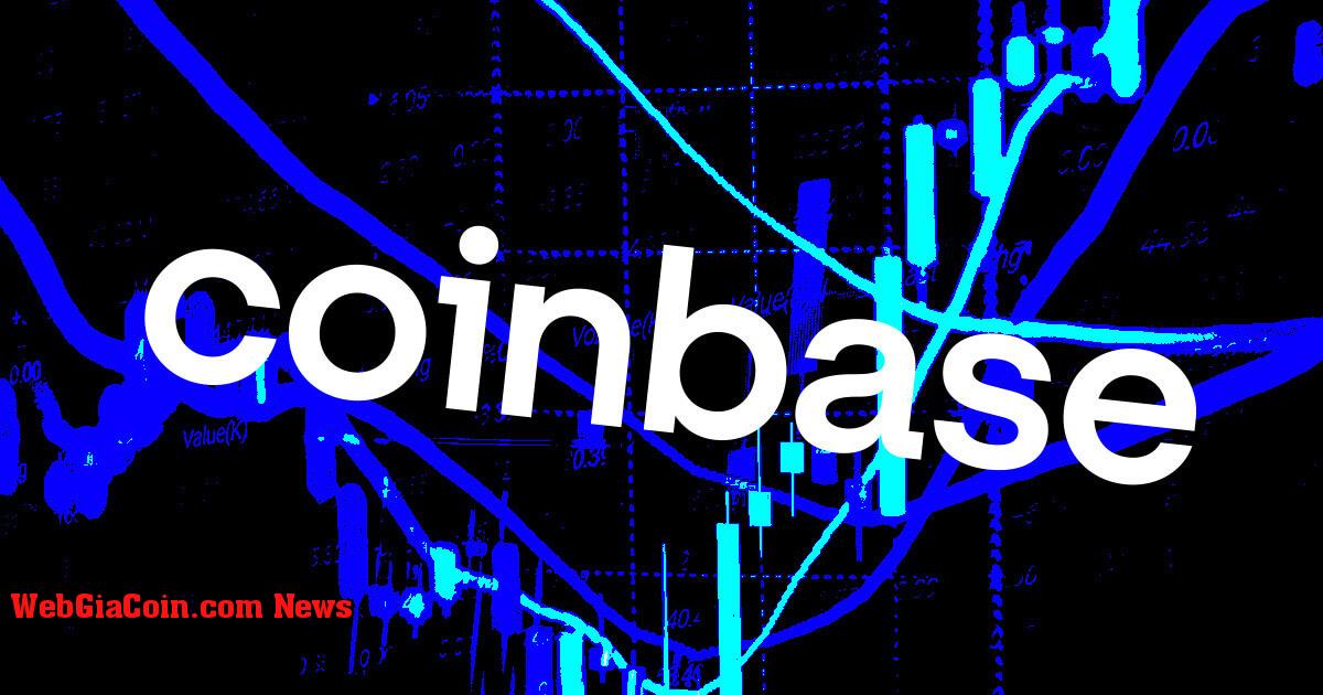 Cổ phiếu Coinbase biến động 90% trong tháng 1