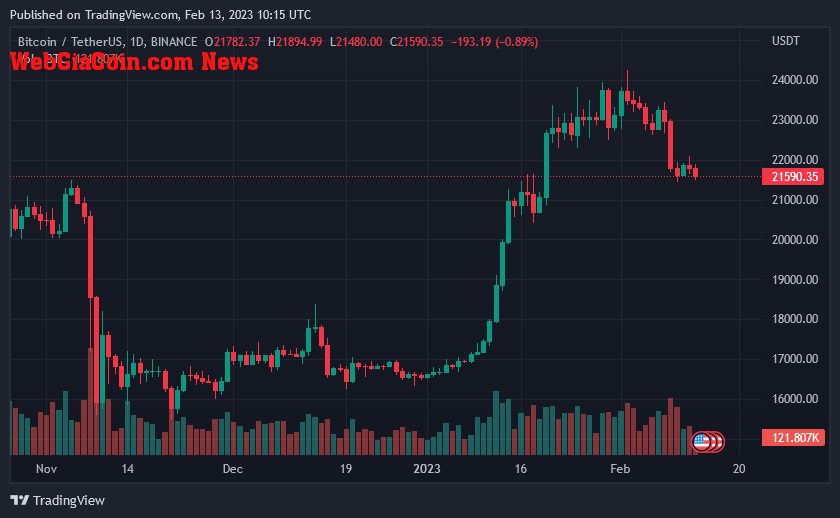 Bitcoin Price On February 13