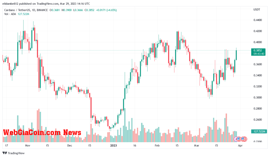 On-Chain Data Suggests Cardano Displaying Significant Growth As Price Hikes