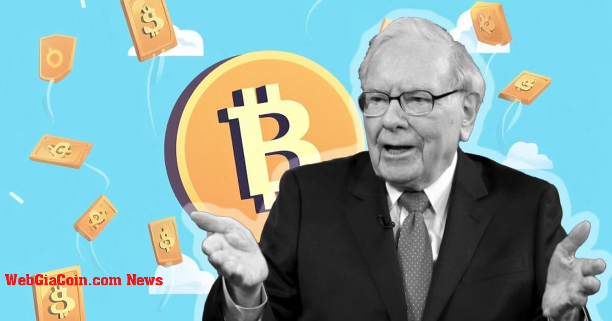 Buffet nói rằng ông không thể quay ngược thời gian với Bitcoin