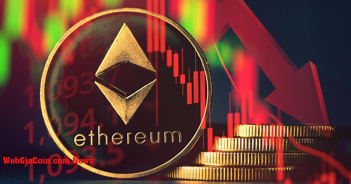 Giá Ethereum giảm xuống dưới 1.900 đô la khi phương pháp nâng cấp Thượng Hải