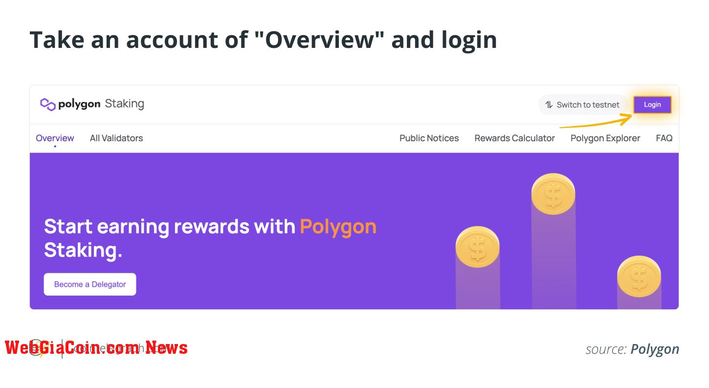 Take an account of Overview and login