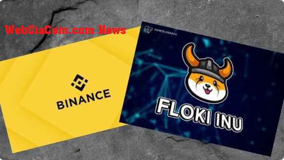 Floki Inu tham gia Binance.US và biến động 50% khi các nhà đầu tư đổ xô vào