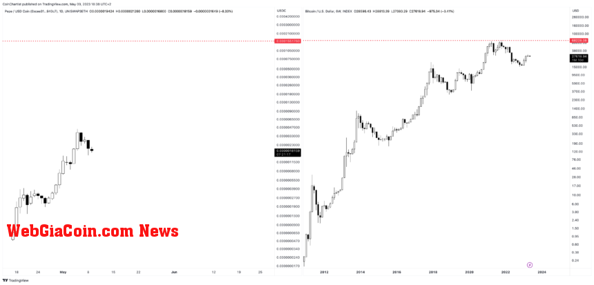 Pepe coin price prediction bitcoin