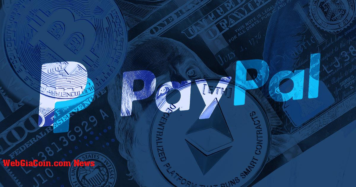 Khách hàng của PayPal tăng tiền gửi tiền điện tử lên 943 triệu đô la