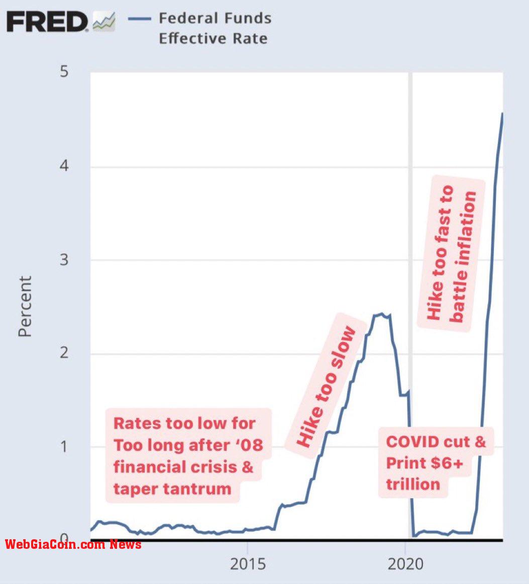 FED Funds: (Source: Gabor Guracs)