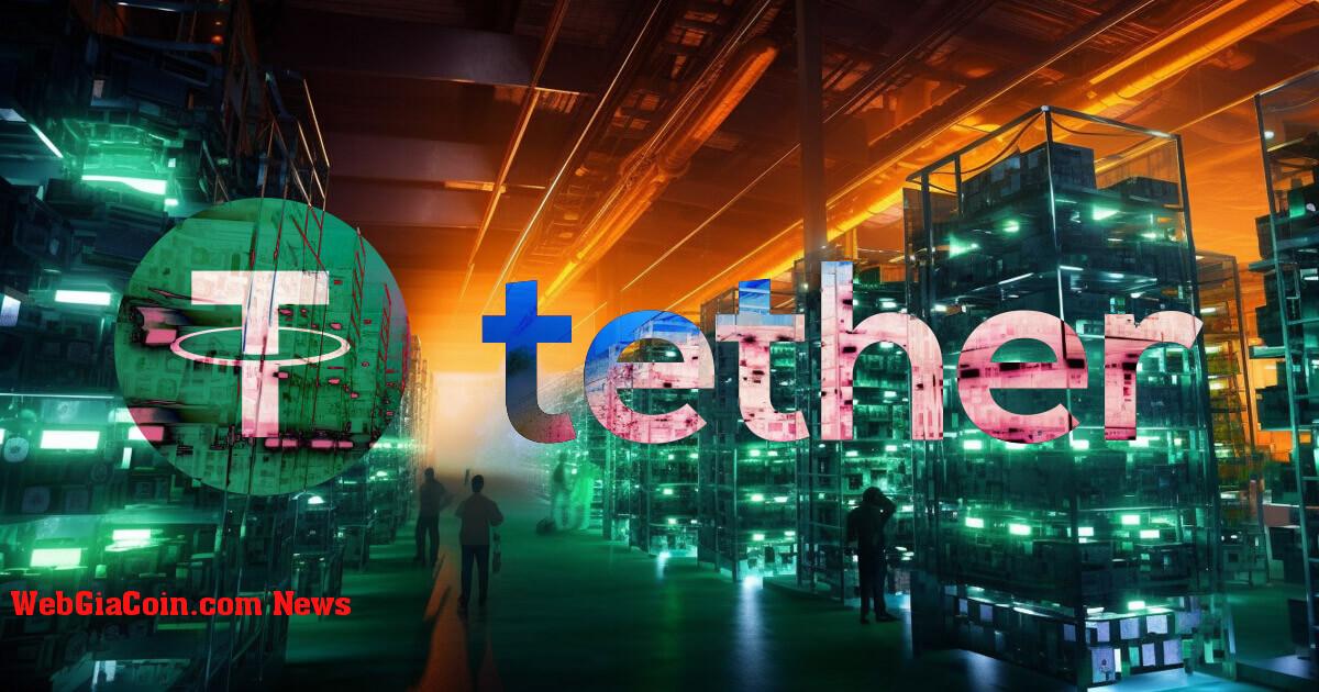 Tether mở rộng sang khai thác Bitcoin