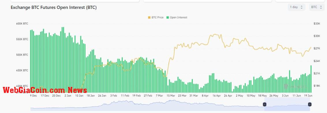 Open Interest: (Source: Coinglass)