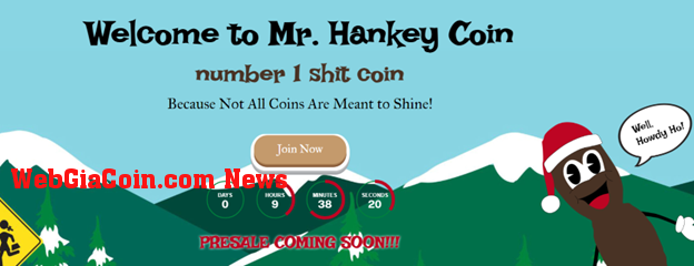 Ông Hankey Coin đang trở nên lan truyền ngay cả trước khi đợt Bán trước của nó bắt đầu - tìm hiểu khi đợt Bán trước bắt đầu tại đây