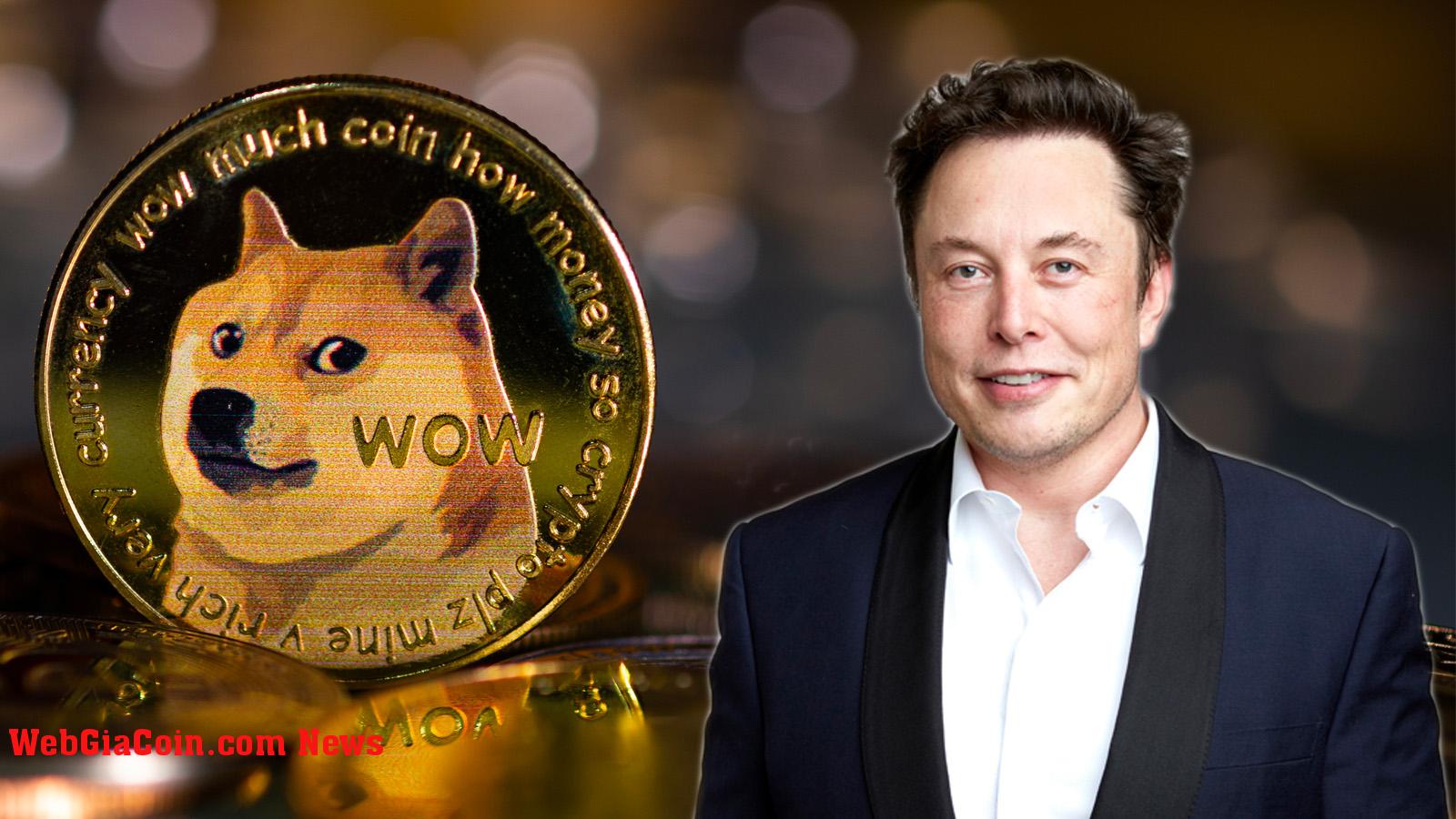 Elon Musk kết hợp Biểu tượng Dogecoin trong tiểu sử Twitter, khiến giá tăng 5%