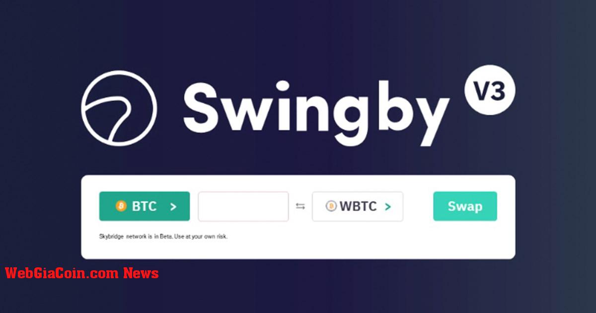 Swingby ra mắt phiên bản V3 của cầu nối Bitcoin