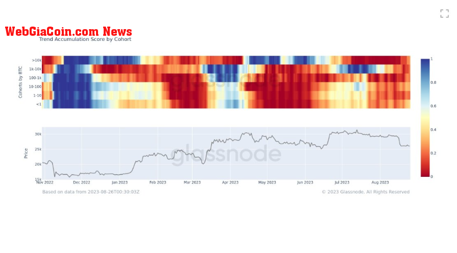 Accumulation Trend Score: (Source: Glassnode)