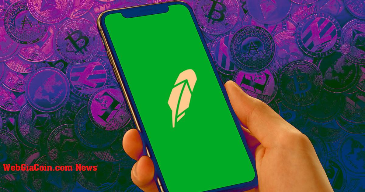 Robinhood sở hữu ví Ethereum lớn thứ năm, tổng hợp 2,54 tỷ đô la ETH