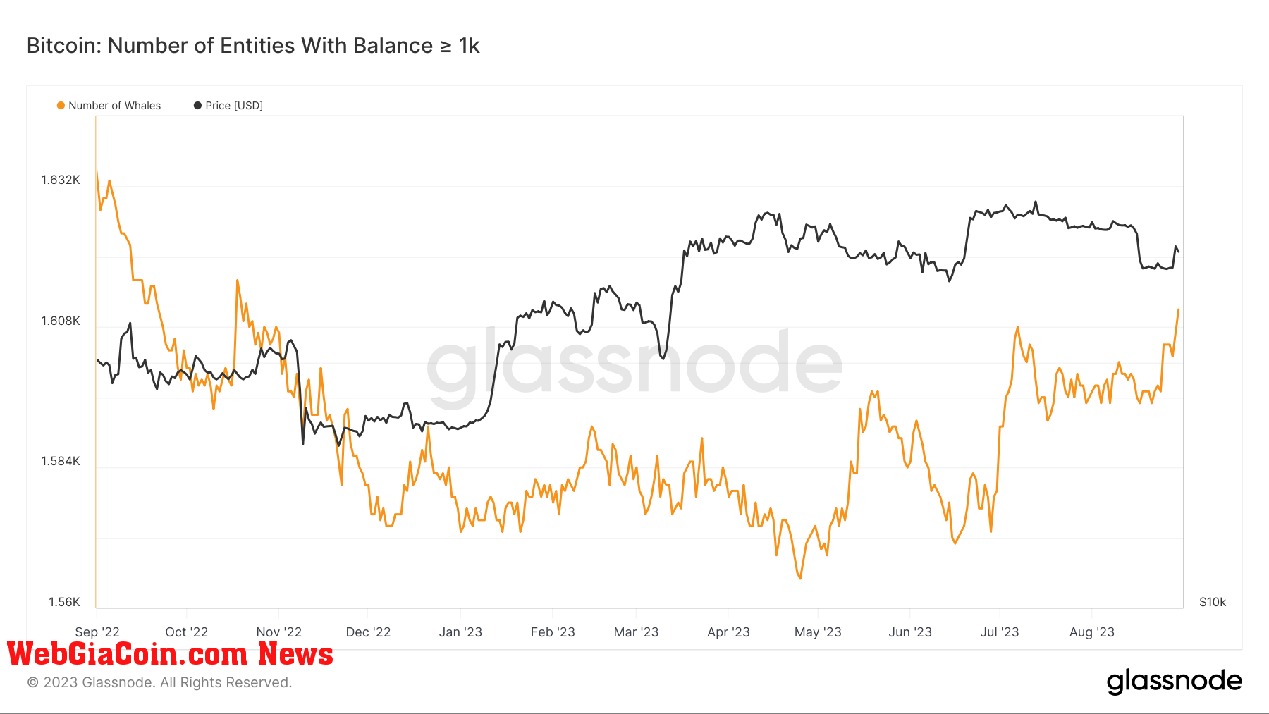 Whales: (Source: Glassnode)