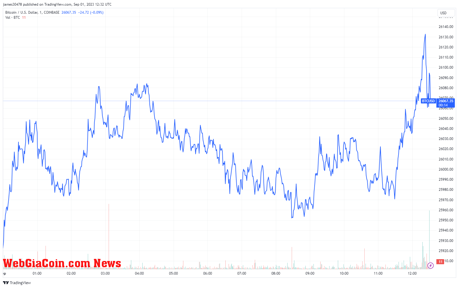 BTCUSD: (Source: TV)