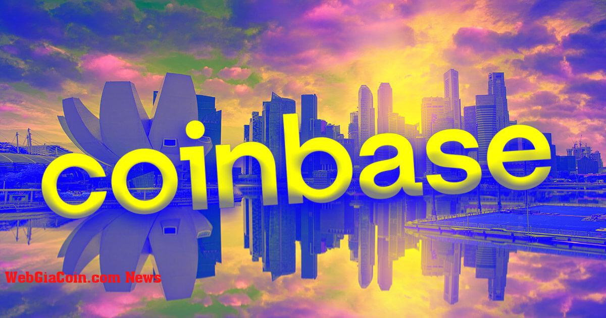 Coinbase tăng 5% trước thị trường khi tiếp tục kế hoạch mở rộng mạnh mẽ với giấy phép thanh toán chính ở Singapore